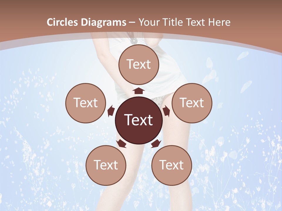 Female Underwear PowerPoint Template