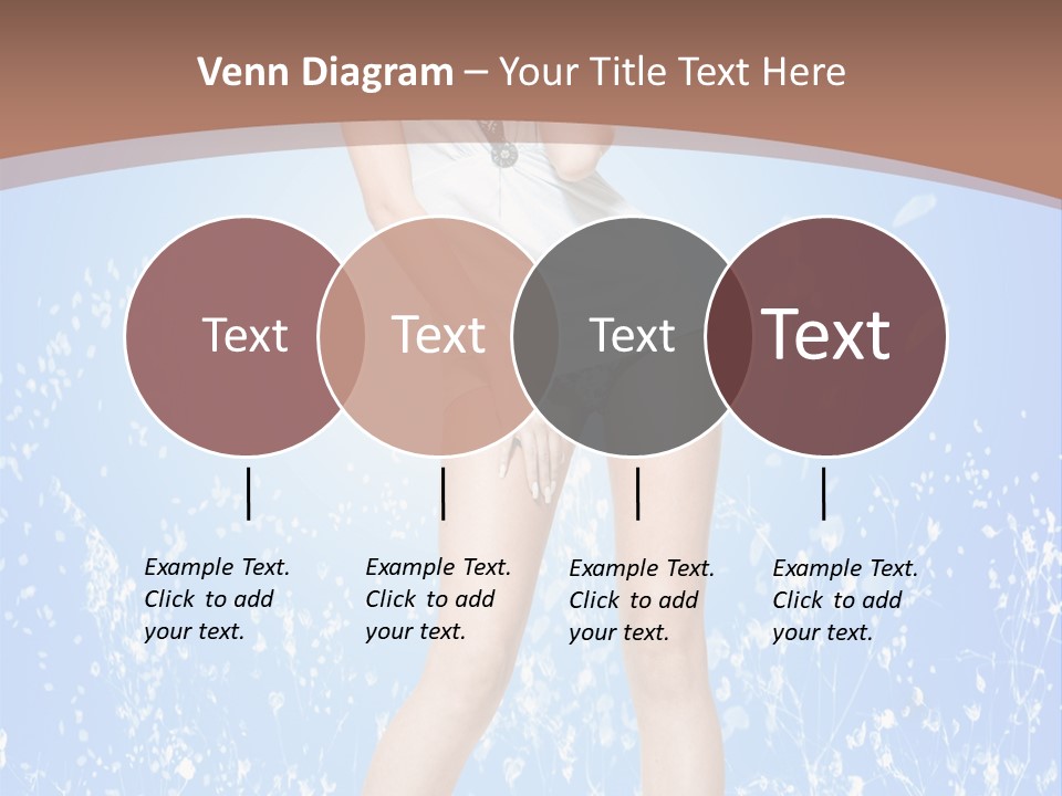 Female Underwear PowerPoint Template