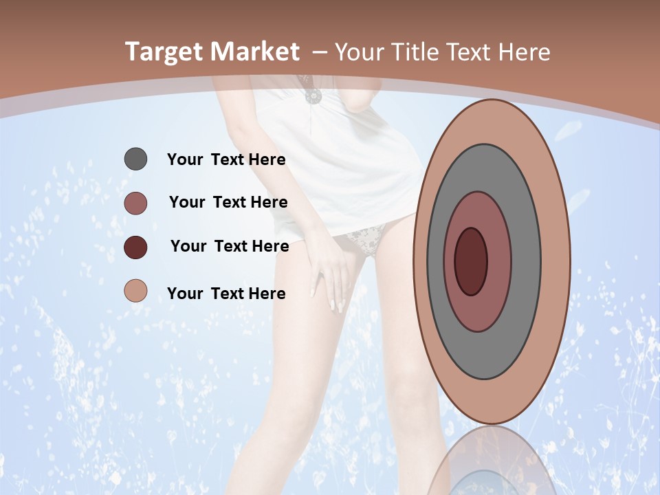 Female Underwear PowerPoint Template