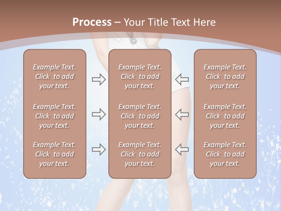 Female Underwear PowerPoint Template