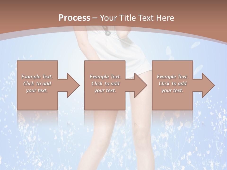 Female Underwear PowerPoint Template