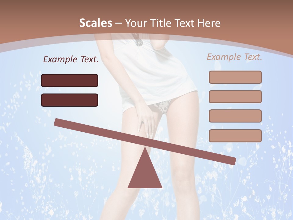 Female Underwear PowerPoint Template