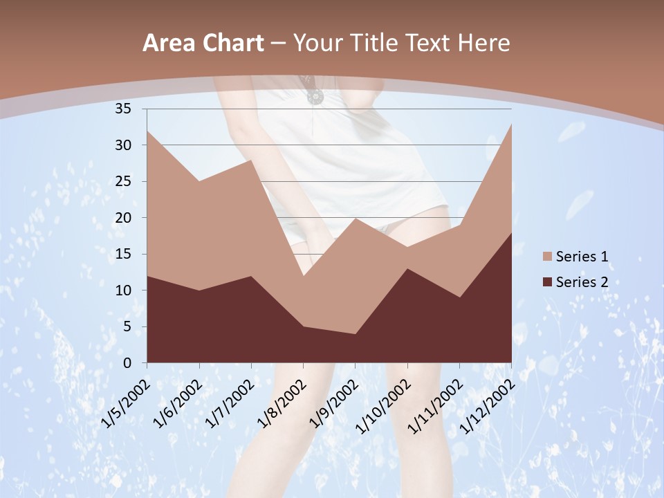 Female Underwear PowerPoint Template
