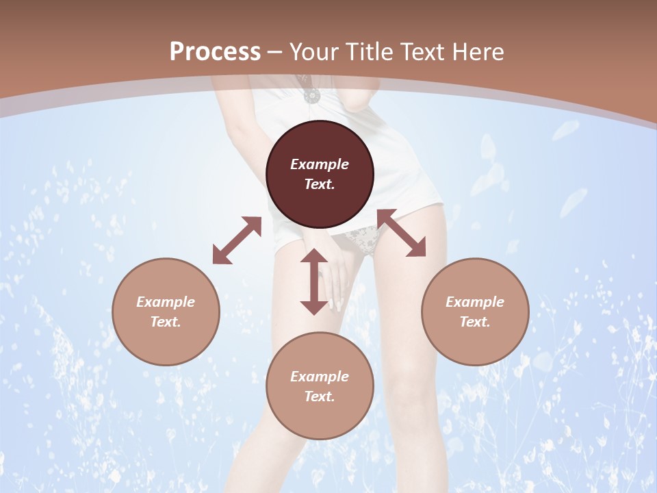 Female Underwear PowerPoint Template