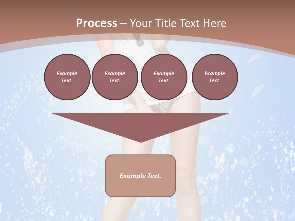 Female Underwear PowerPoint Template