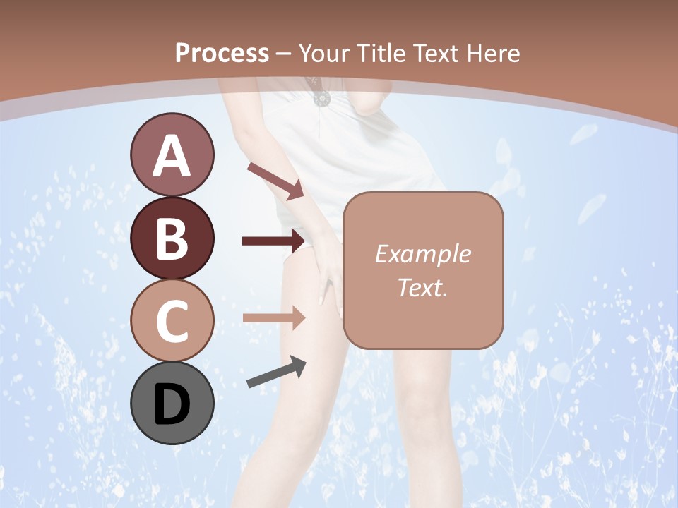 Female Underwear PowerPoint Template