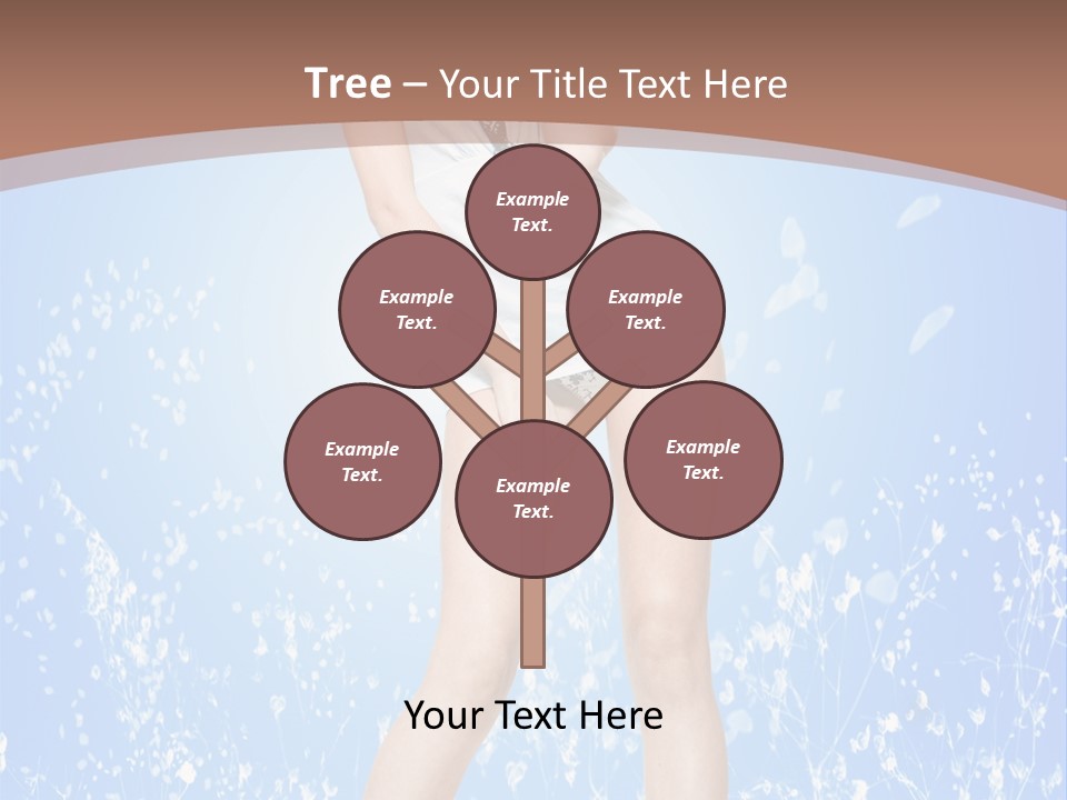 Female Underwear PowerPoint Template