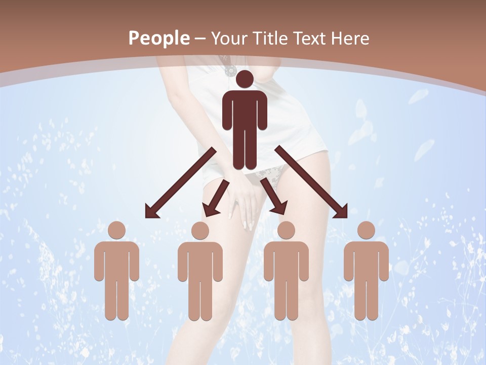 Female Underwear PowerPoint Template