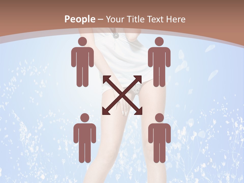 Female Underwear PowerPoint Template