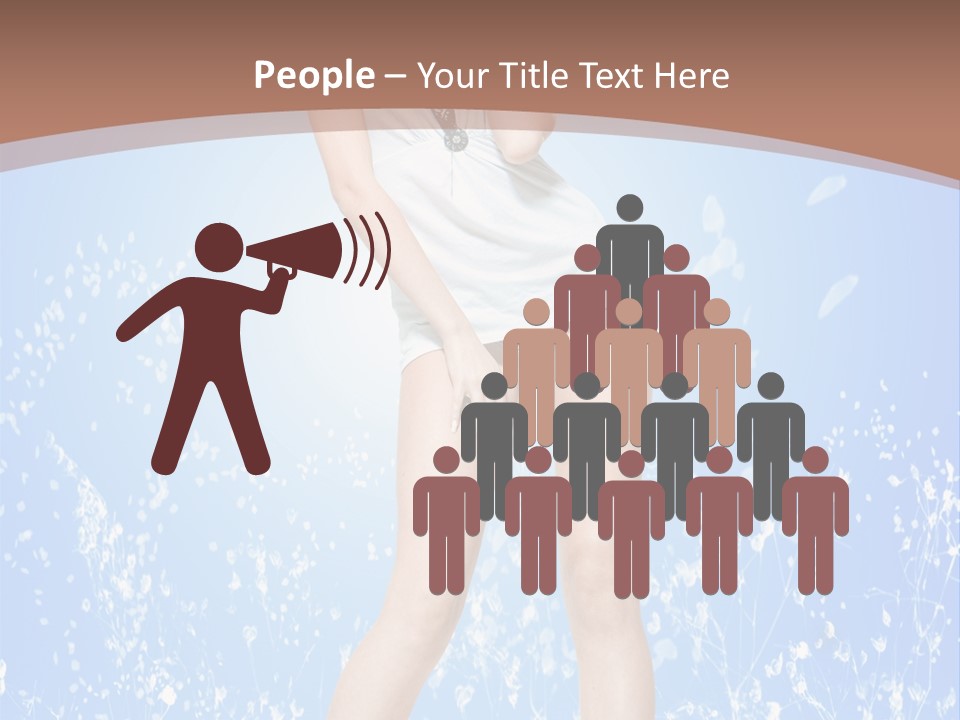 Female Underwear PowerPoint Template