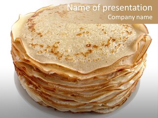 Pancake Recipe PowerPoint Template