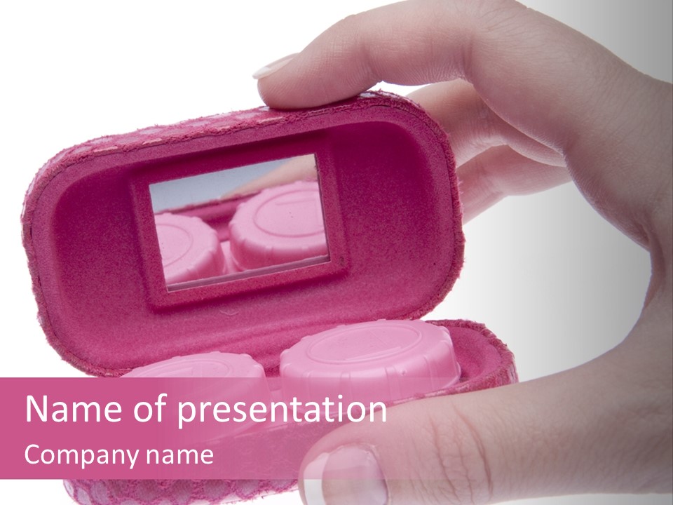 Contact Lens Case PowerPoint Template