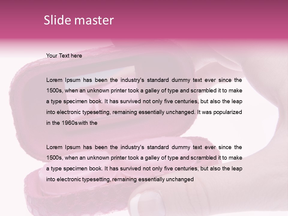 Contact Lens Case PowerPoint Template