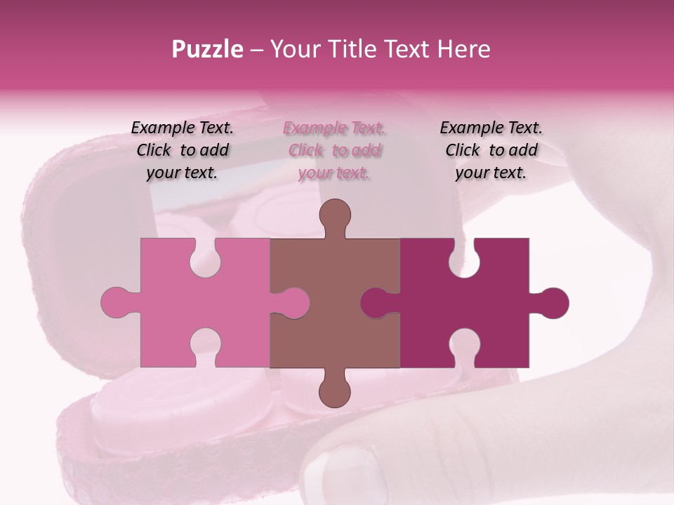 Contact Lens Case PowerPoint Template