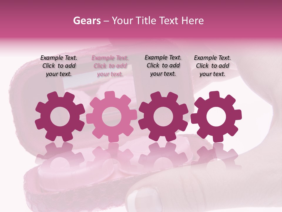 Contact Lens Case PowerPoint Template