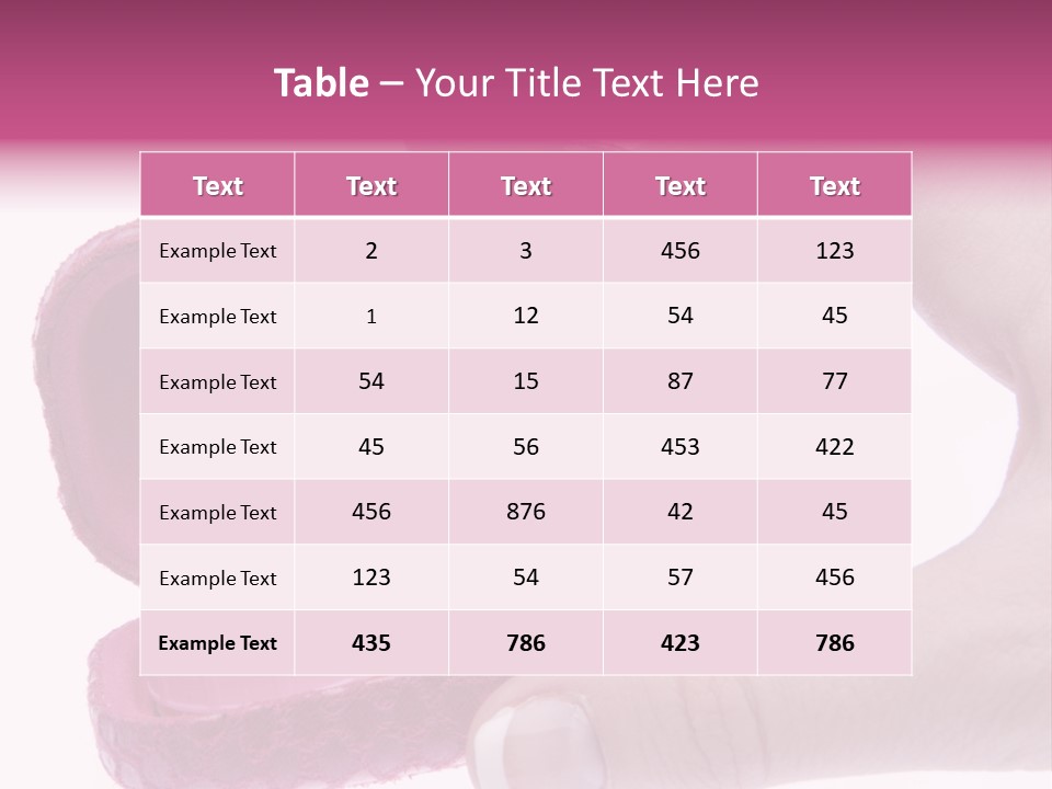 Contact Lens Case PowerPoint Template
