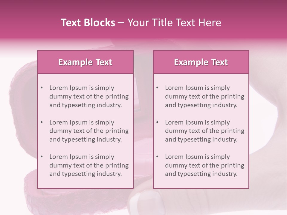 Contact Lens Case PowerPoint Template