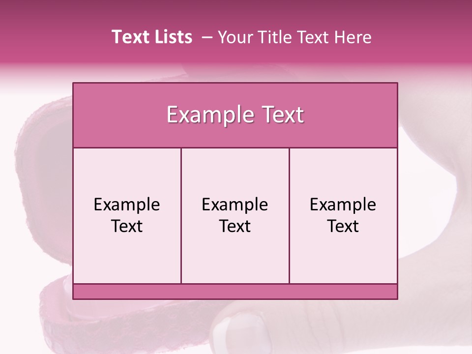 Contact Lens Case PowerPoint Template