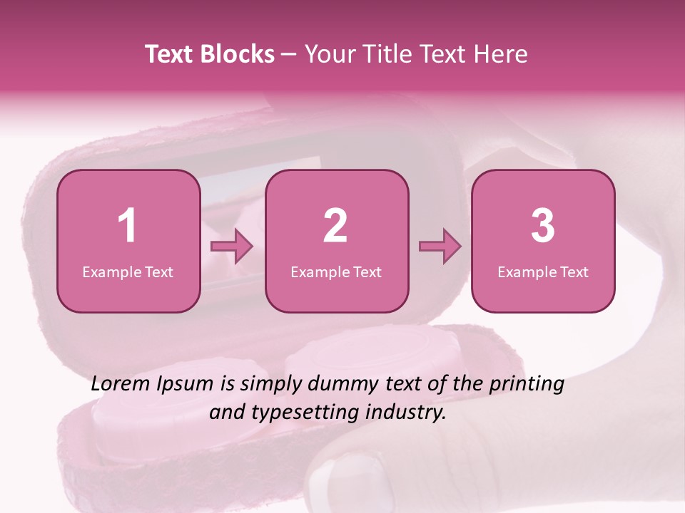 Contact Lens Case PowerPoint Template