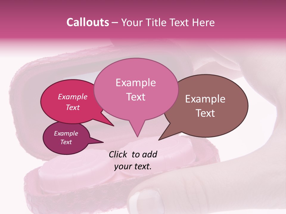 Contact Lens Case PowerPoint Template