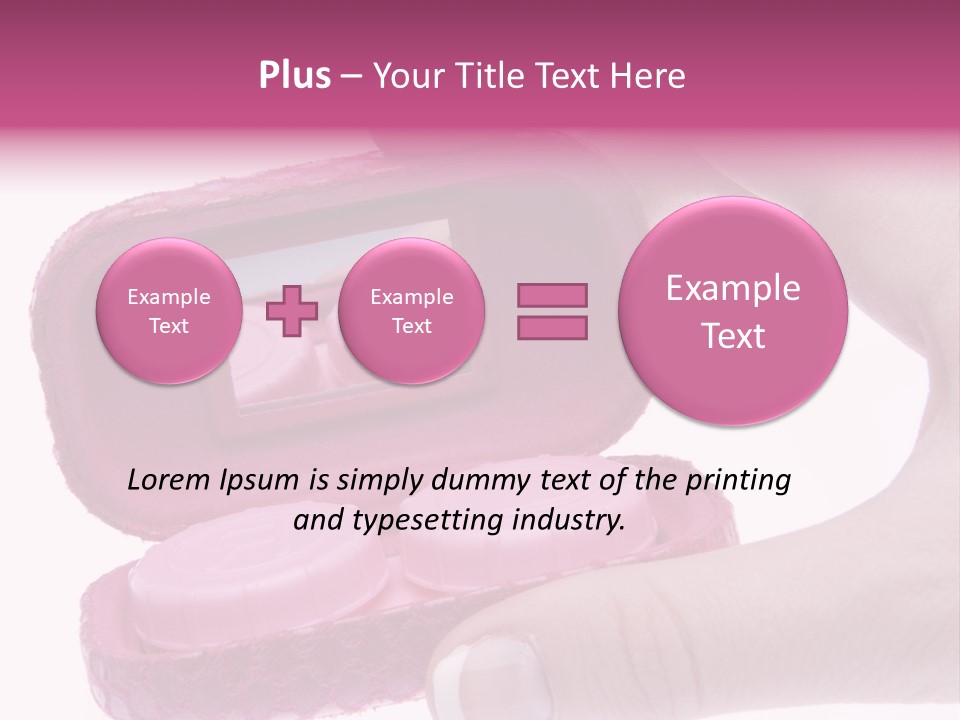 Contact Lens Case PowerPoint Template