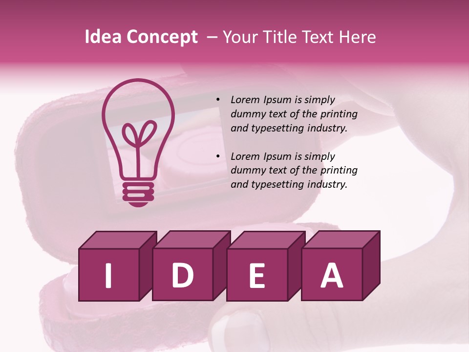 Contact Lens Case PowerPoint Template