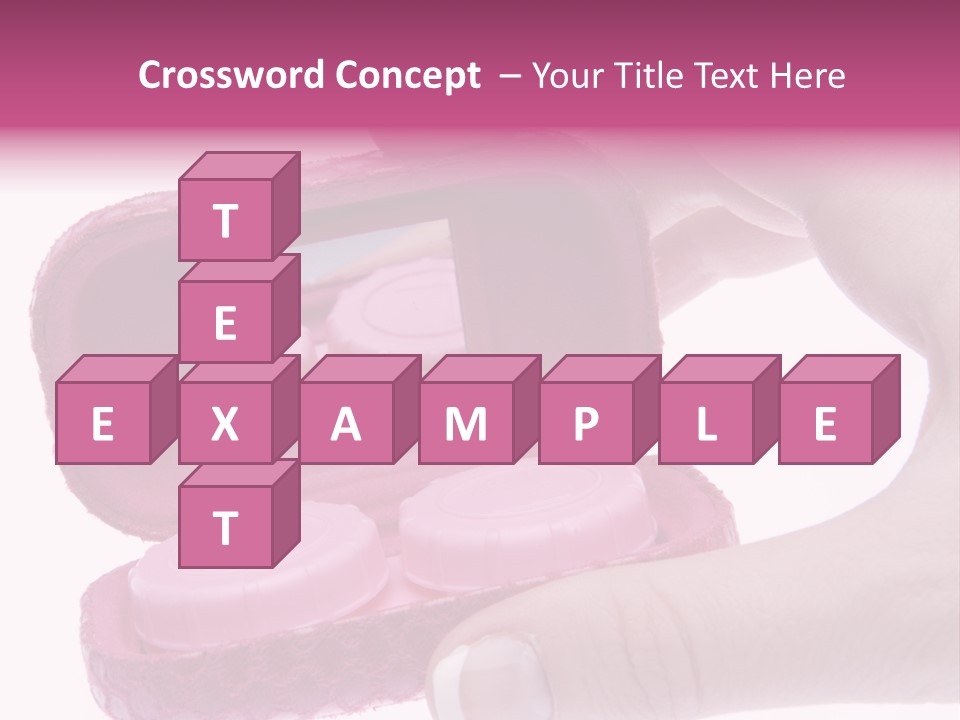 Contact Lens Case PowerPoint Template