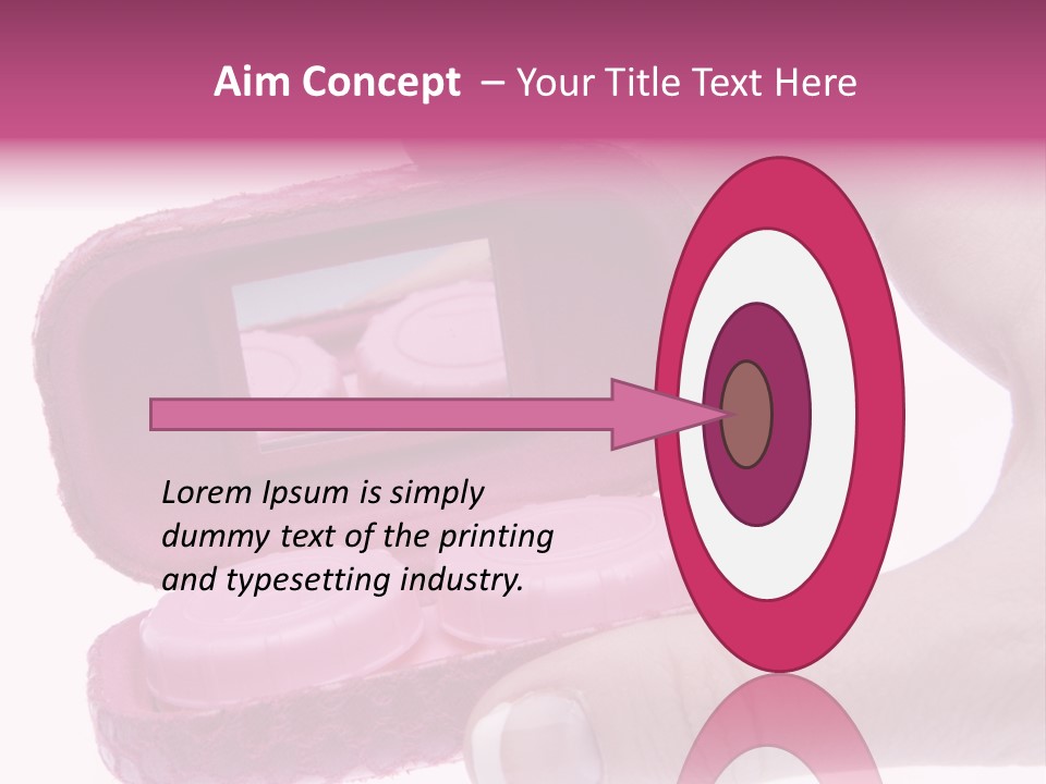 Contact Lens Case PowerPoint Template
