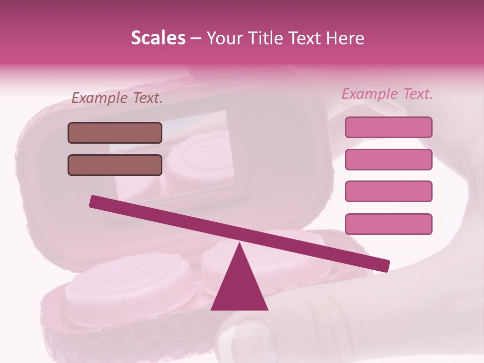Contact Lens Case PowerPoint Template