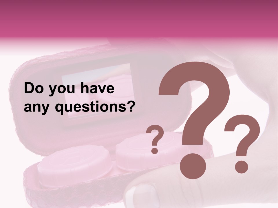 Contact Lens Case PowerPoint Template