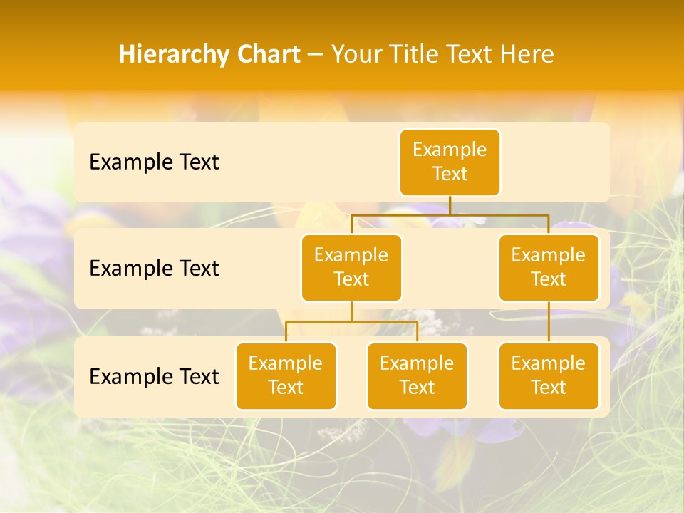 Florist Blue Violet PowerPoint Template