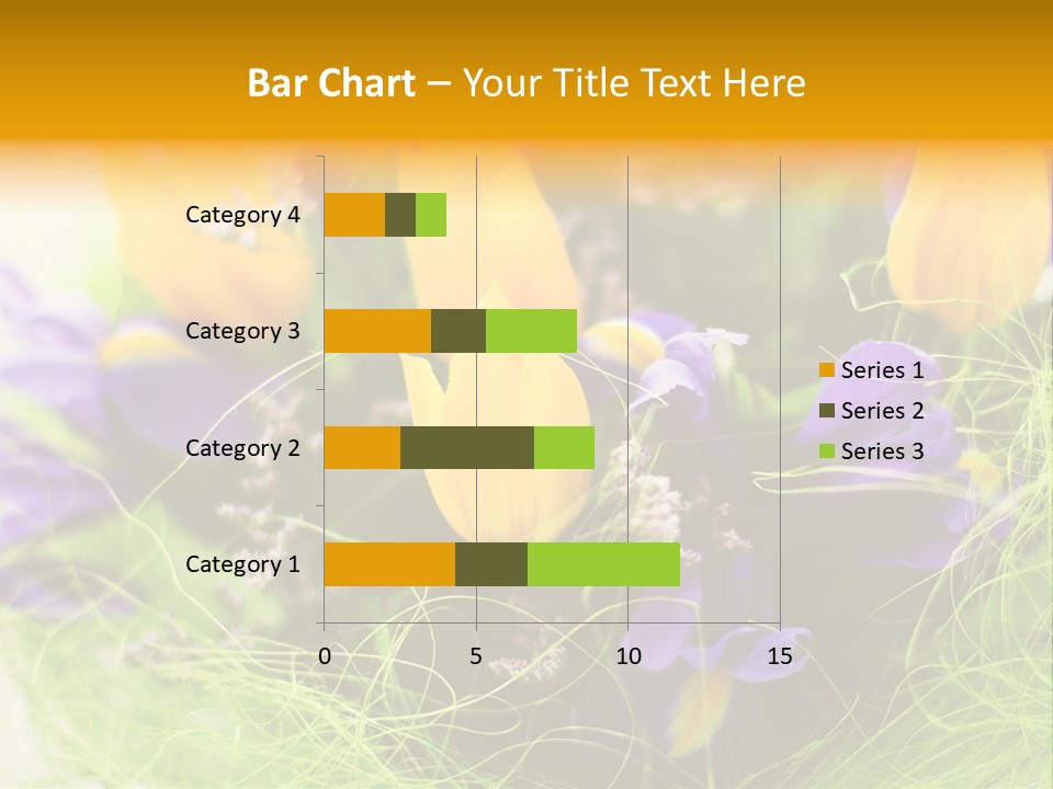 Florist Blue Violet PowerPoint Template