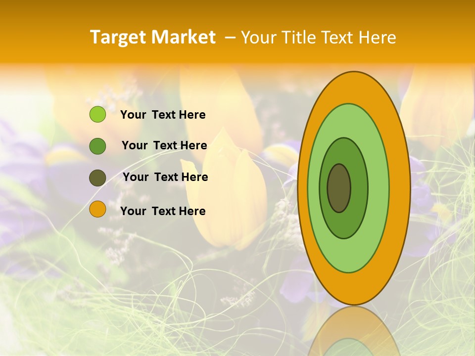 Florist Blue Violet PowerPoint Template