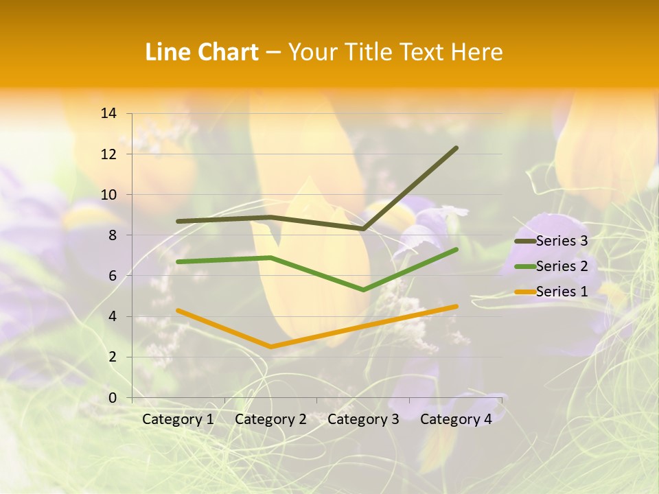 Florist Blue Violet PowerPoint Template