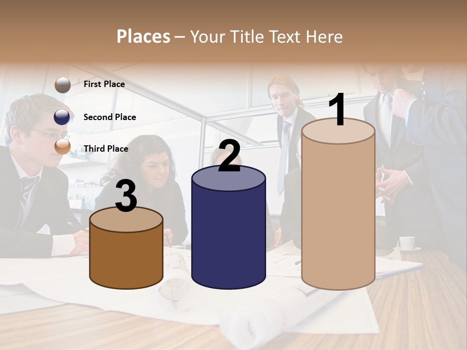 Conference Room Drawing PowerPoint Template