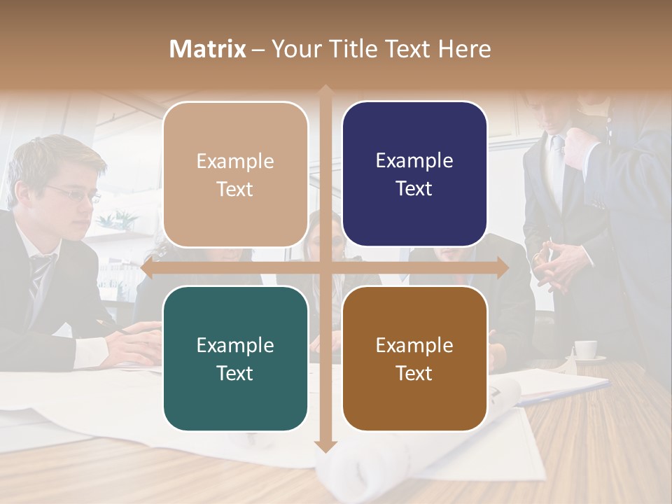 Conference Room Drawing PowerPoint Template