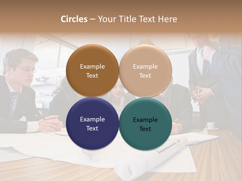 Conference Room Drawing PowerPoint Template