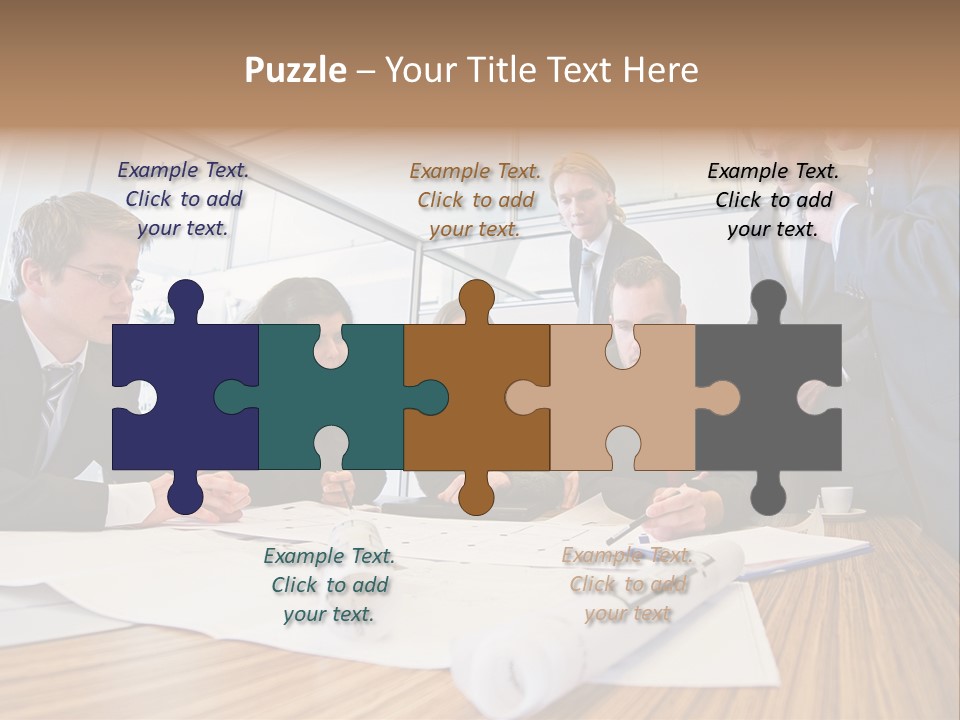 Conference Room Drawing PowerPoint Template