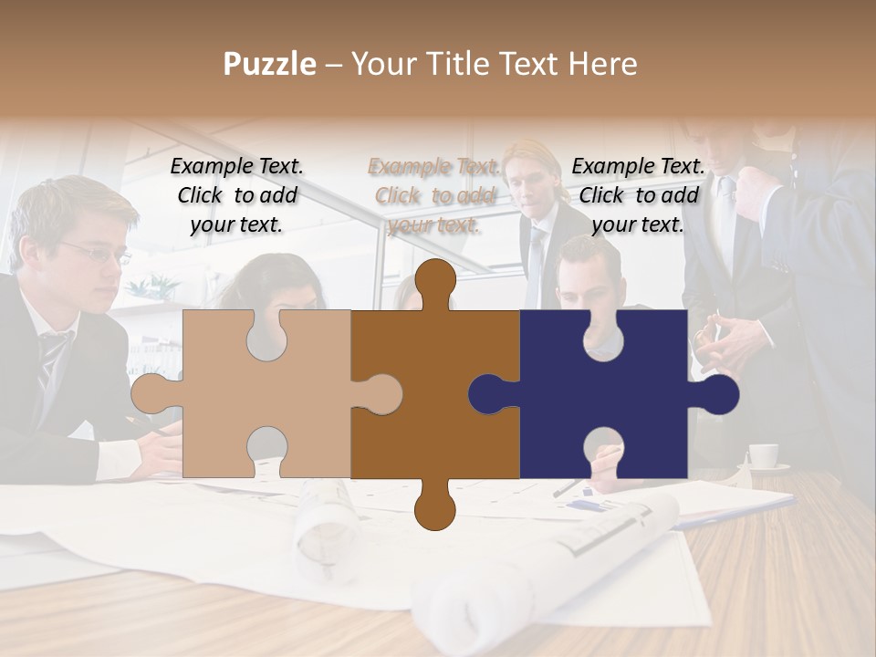 Conference Room Drawing PowerPoint Template