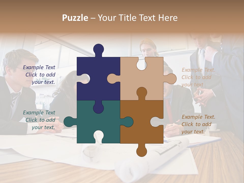 Conference Room Drawing PowerPoint Template