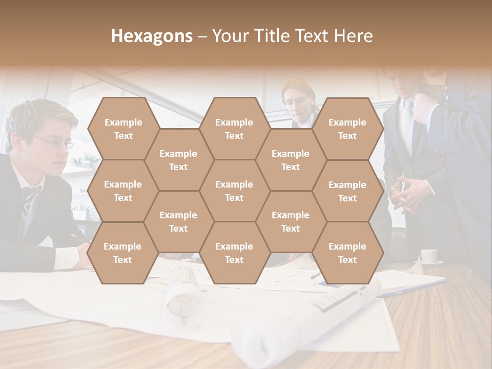 Conference Room Drawing PowerPoint Template