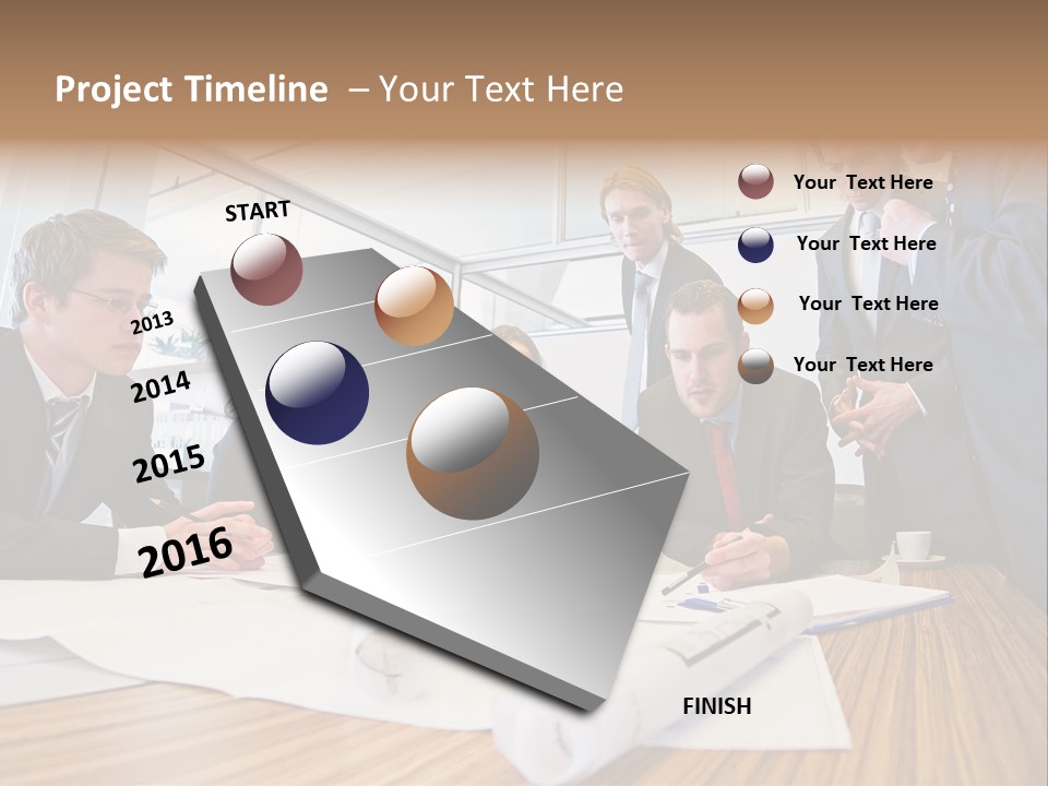 Conference Room Drawing PowerPoint Template