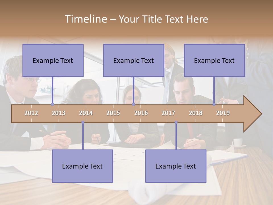 Conference Room Drawing PowerPoint Template
