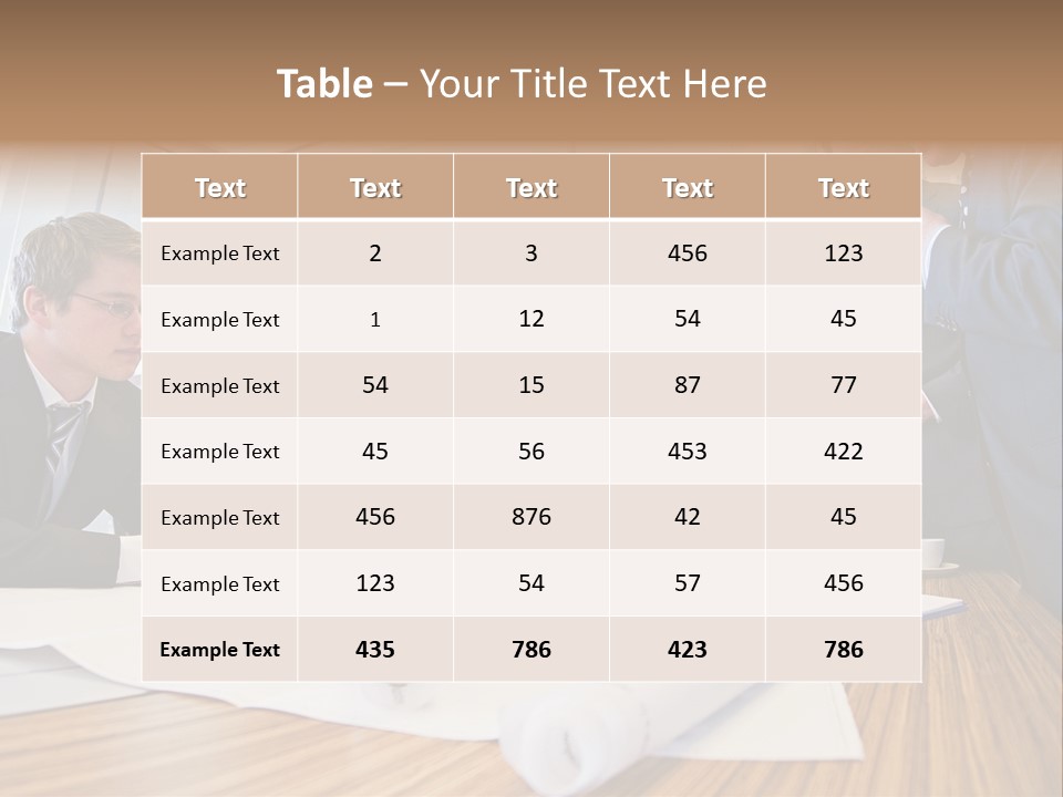Conference Room Drawing PowerPoint Template