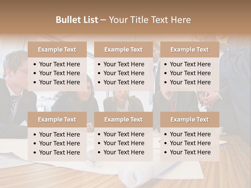 Conference Room Drawing PowerPoint Template
