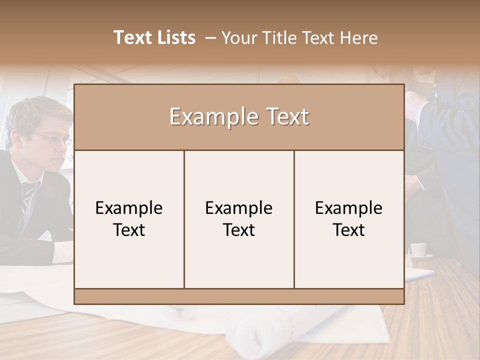 Conference Room Drawing PowerPoint Template