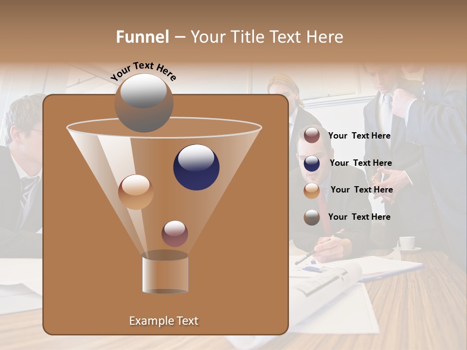 Conference Room Drawing PowerPoint Template