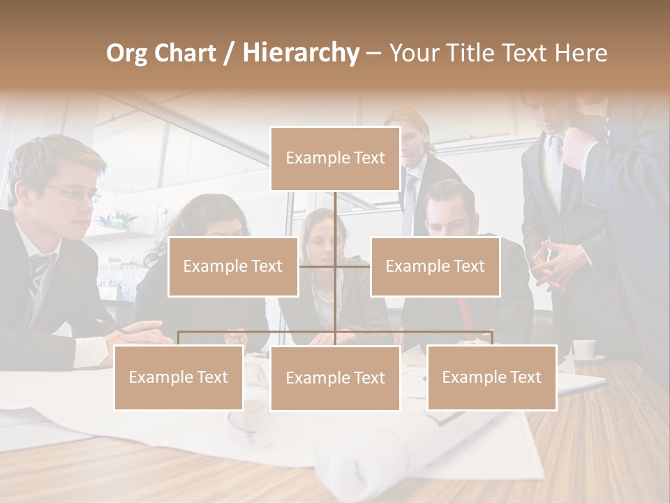 Conference Room Drawing PowerPoint Template