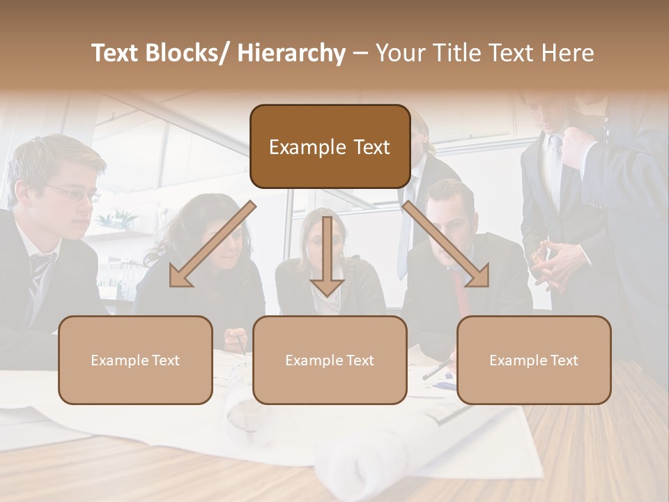 Conference Room Drawing PowerPoint Template