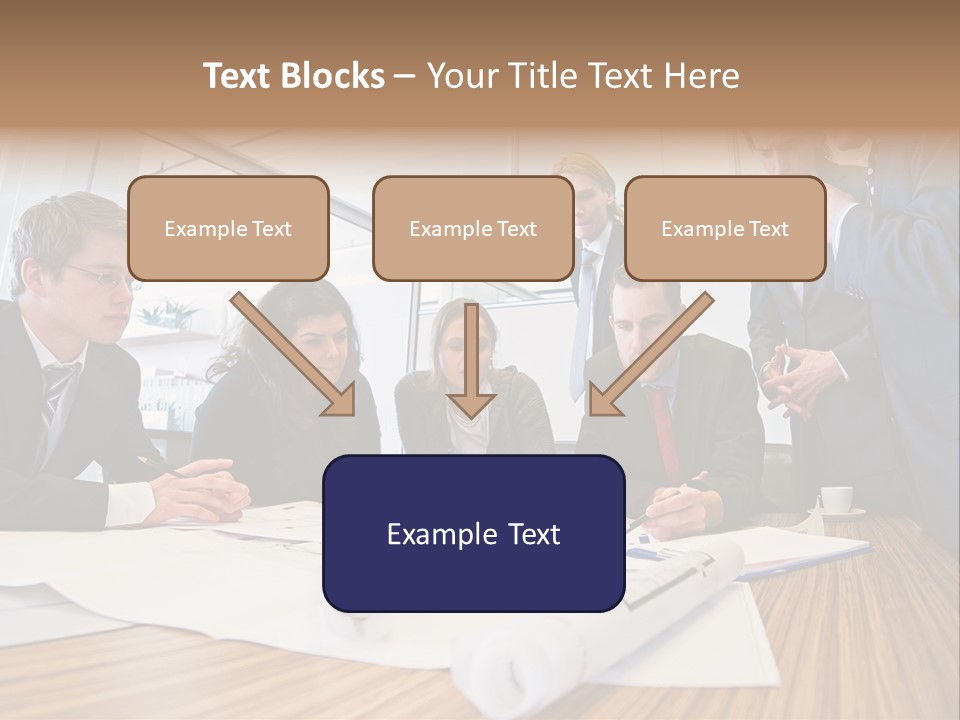 Conference Room Drawing PowerPoint Template